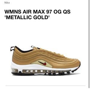 Nike Air Max 97 OG Metallic Gold' 2017